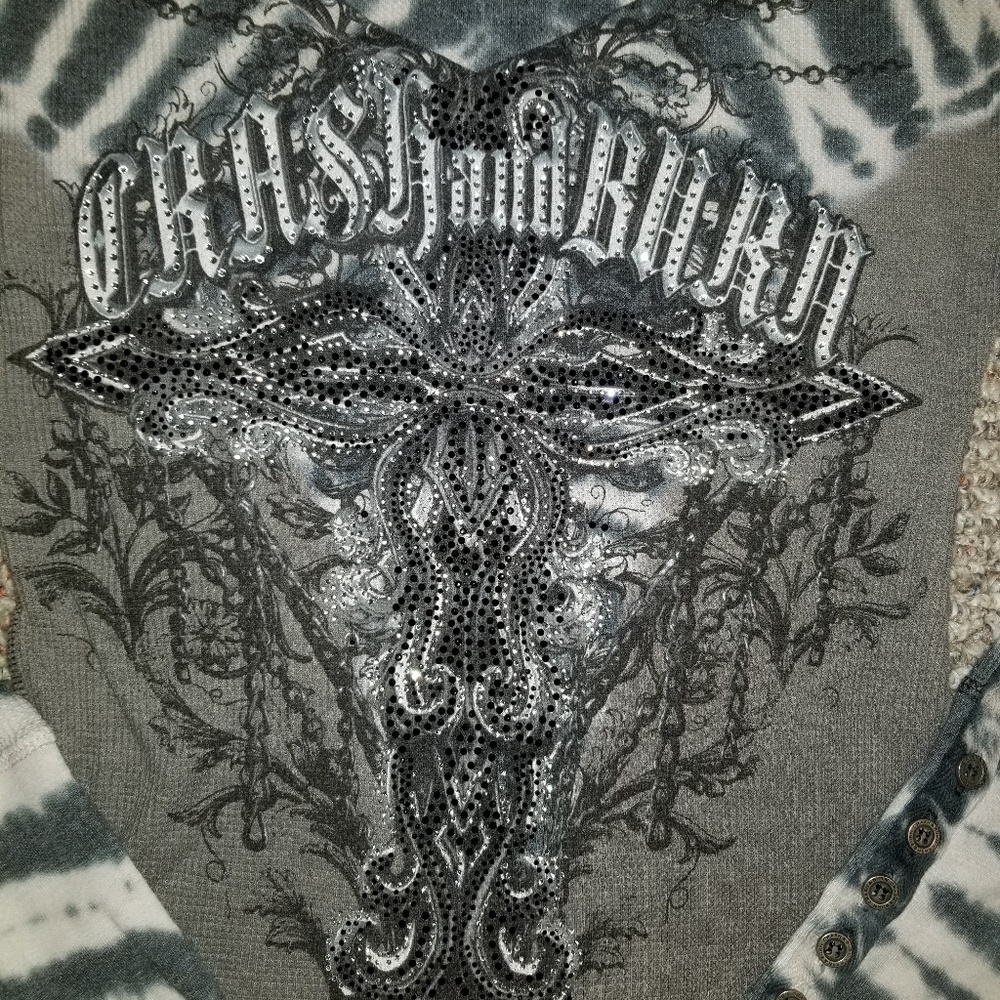 Buckle crash and burn, crystal covered thermal